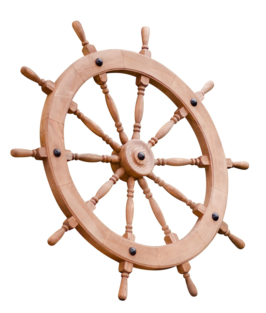 Navigate Wooden Wheel